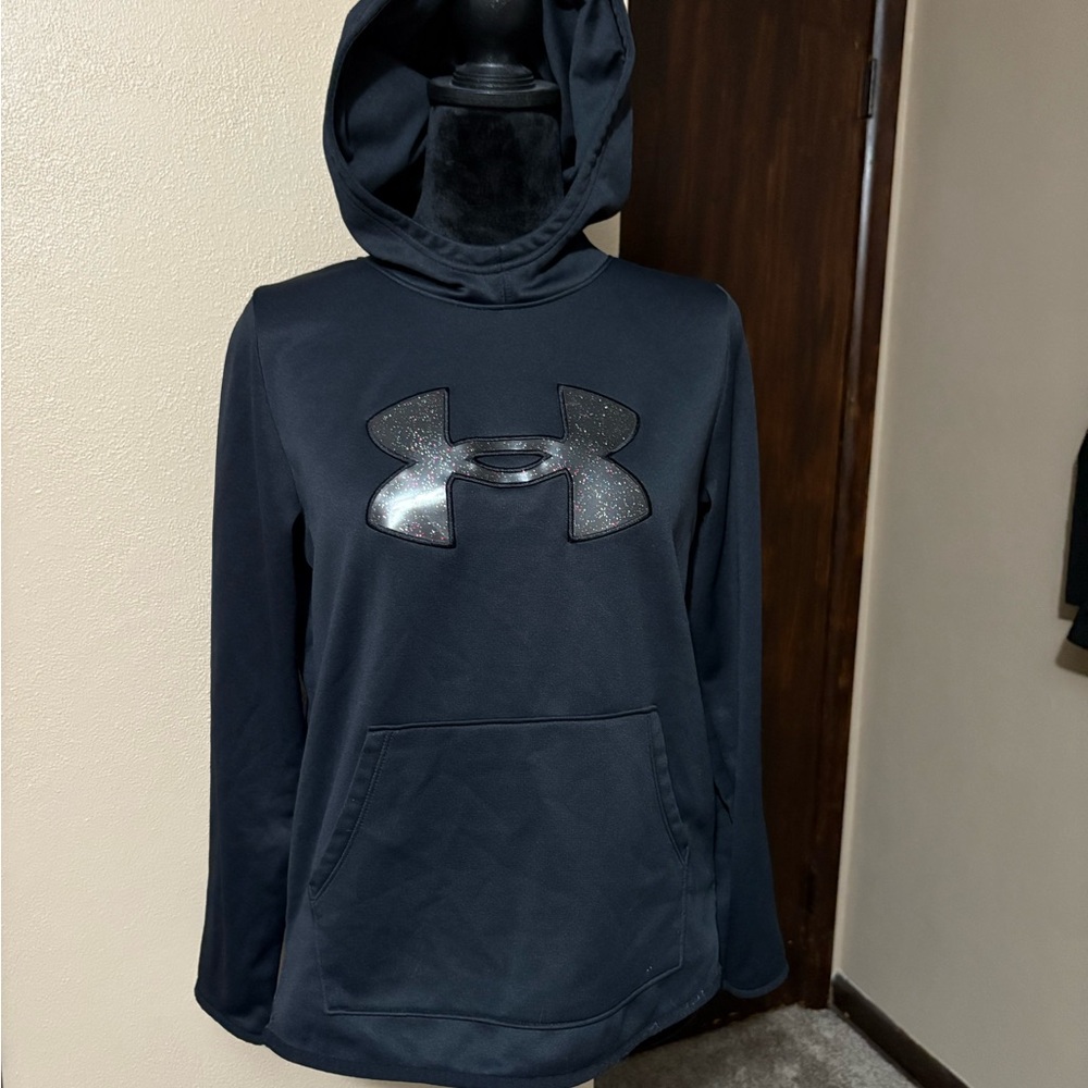 Under Armour Midnight Black Pullover with Metallic glitter logo